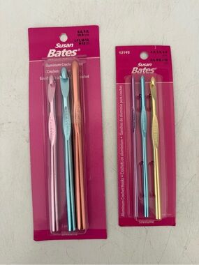Susan Bates Silvalume Aluminum Crochet Hook Sets